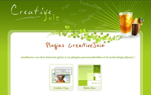 Le site de Plugins jQuery CreativeJuiz