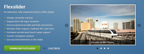 Site du FlexSlider