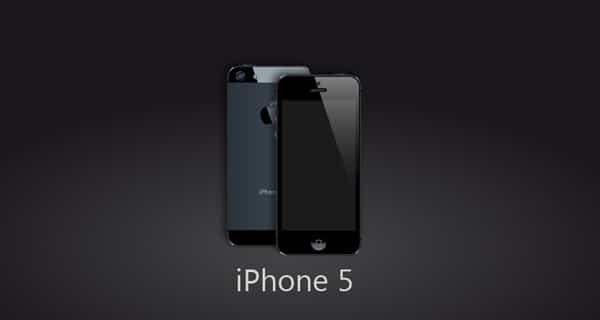 iPhone 5 - Recto Verso vectoriel