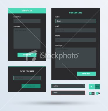 istockphoto - Composants Flat Design 3