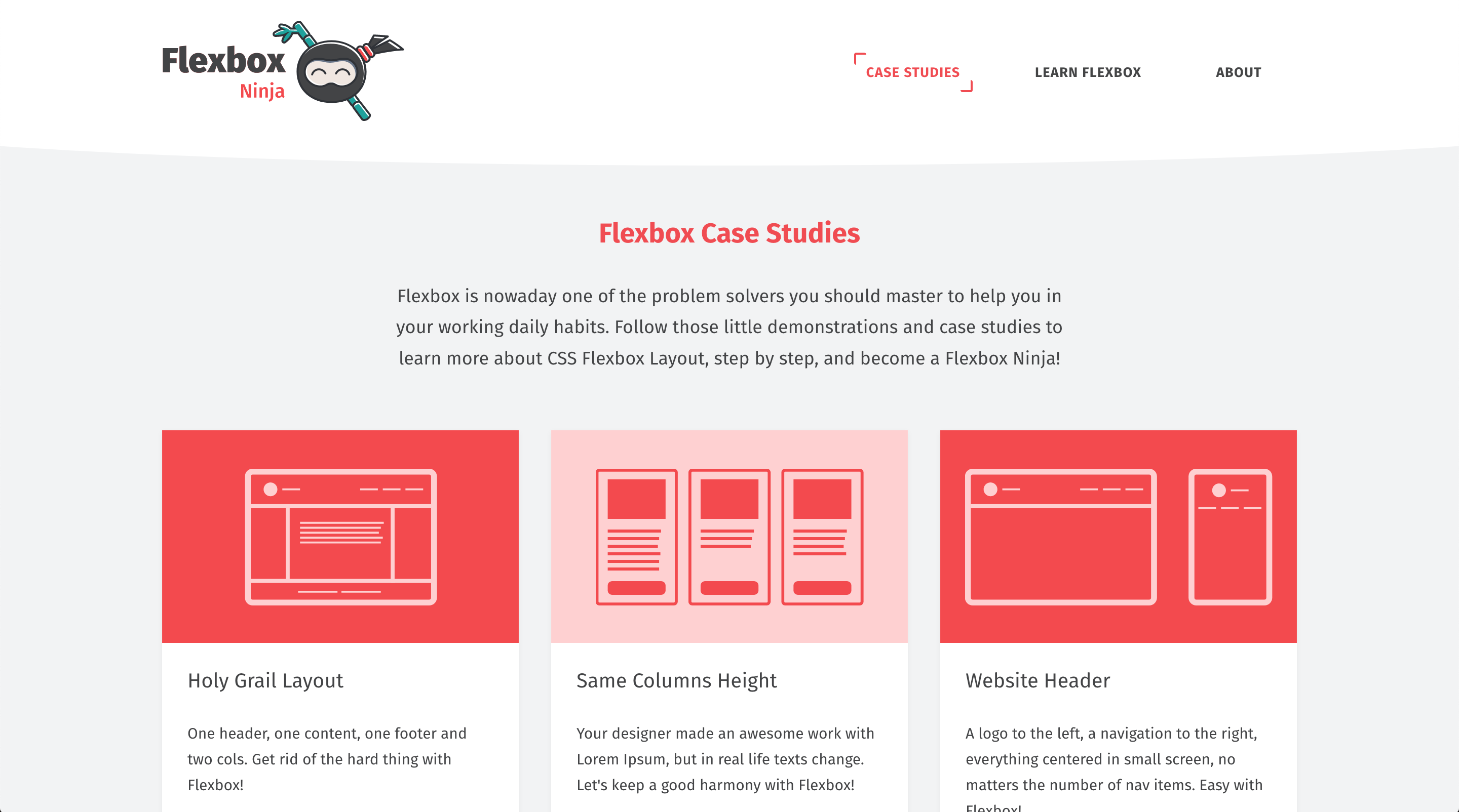 Flexbox.ninja website