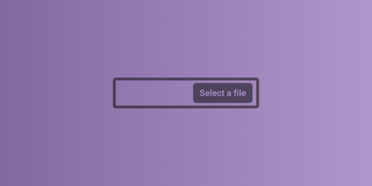 input file in html css