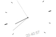 Horloge Flash